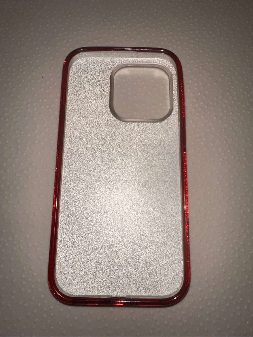 Red Glitter iPhone 14 Pro Case